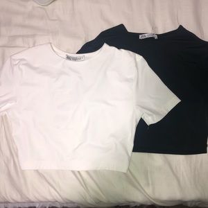 zara crop tops